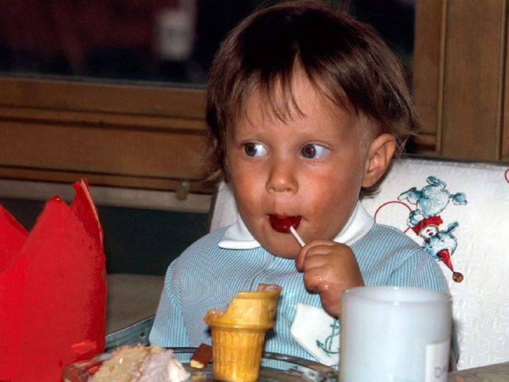  at Anita's  fourth birthday, May 1973